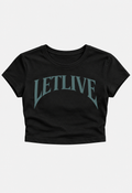 LETLIVE ARC BLACK BABY TEE