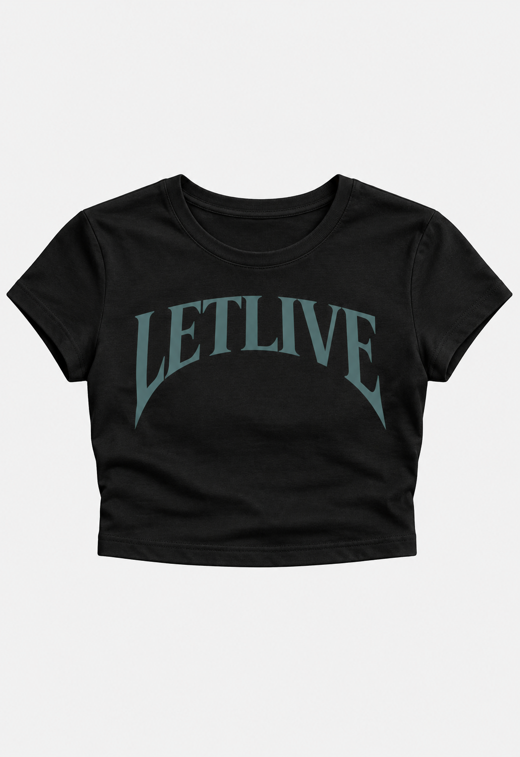 LETLIVE ARC BLACK BABY TEE