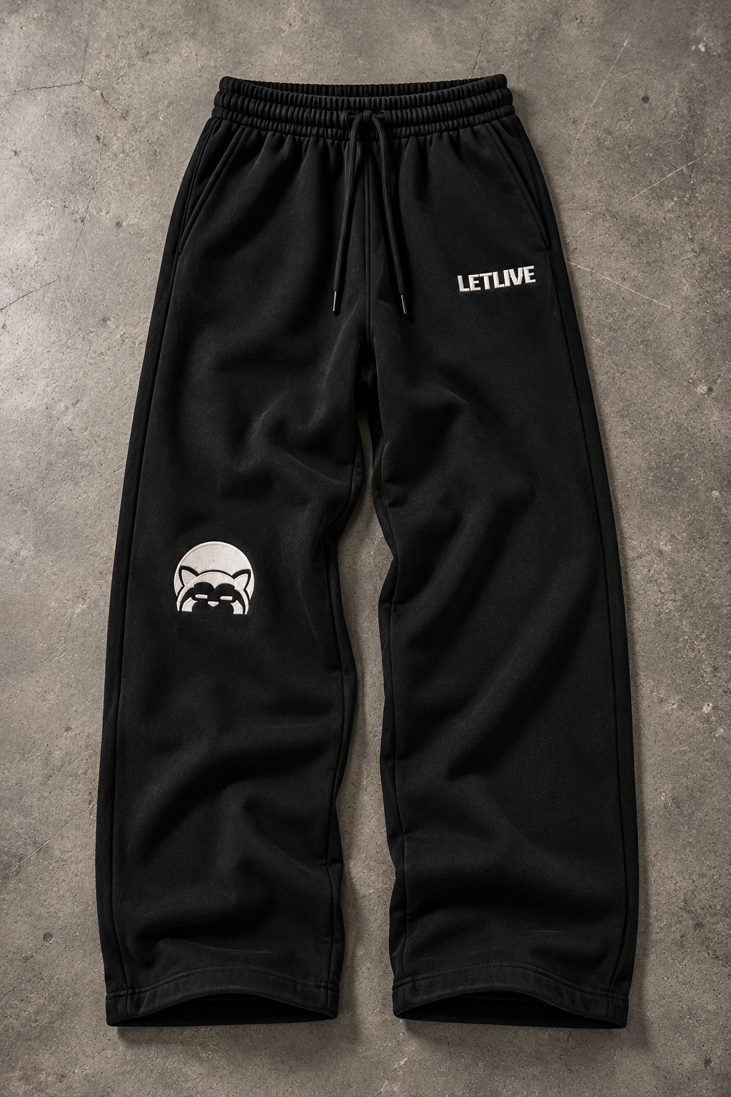 LETLIVE SIGNATURE — Black Sweatpants