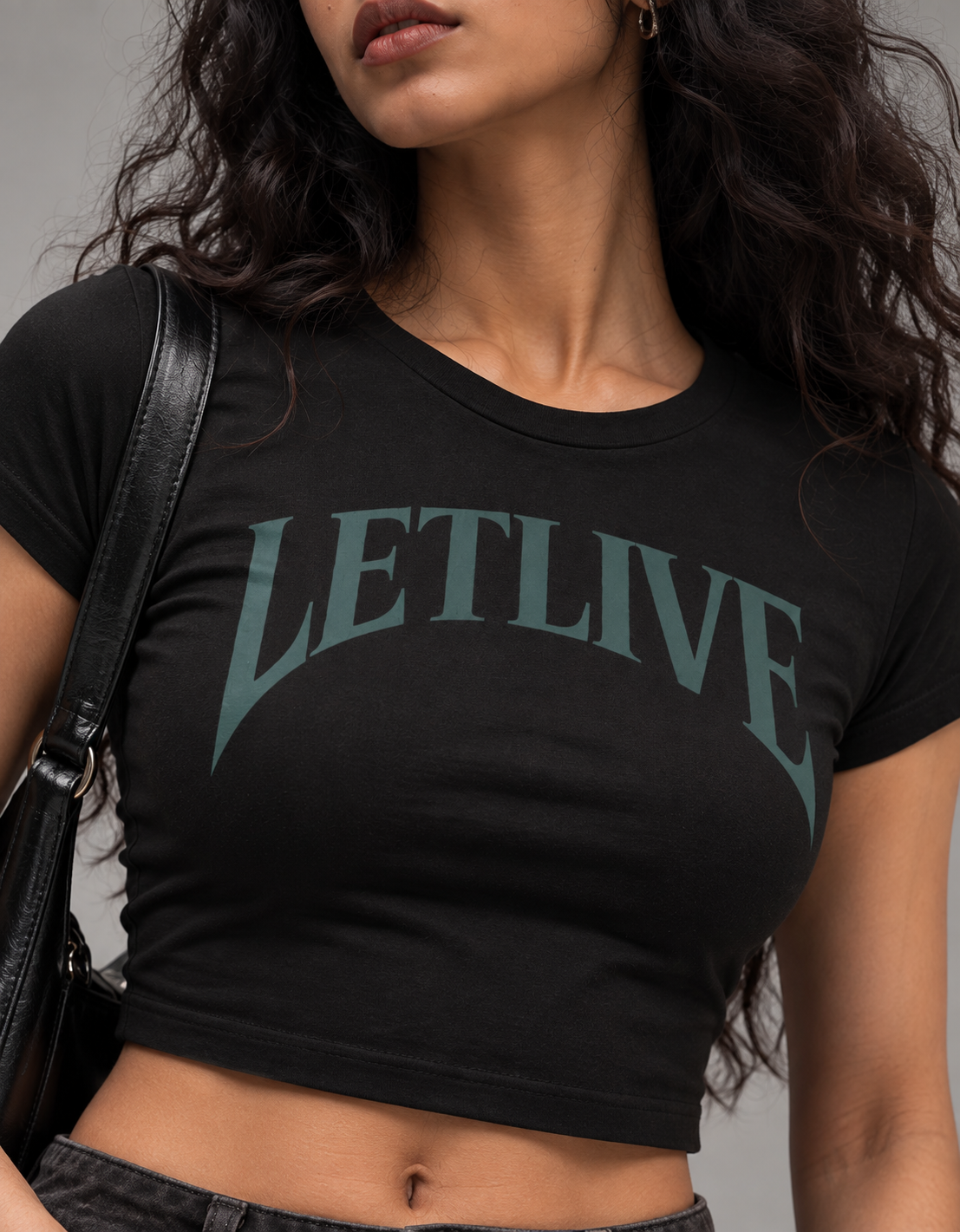 LETLIVE ARC BLACK BABY TEE