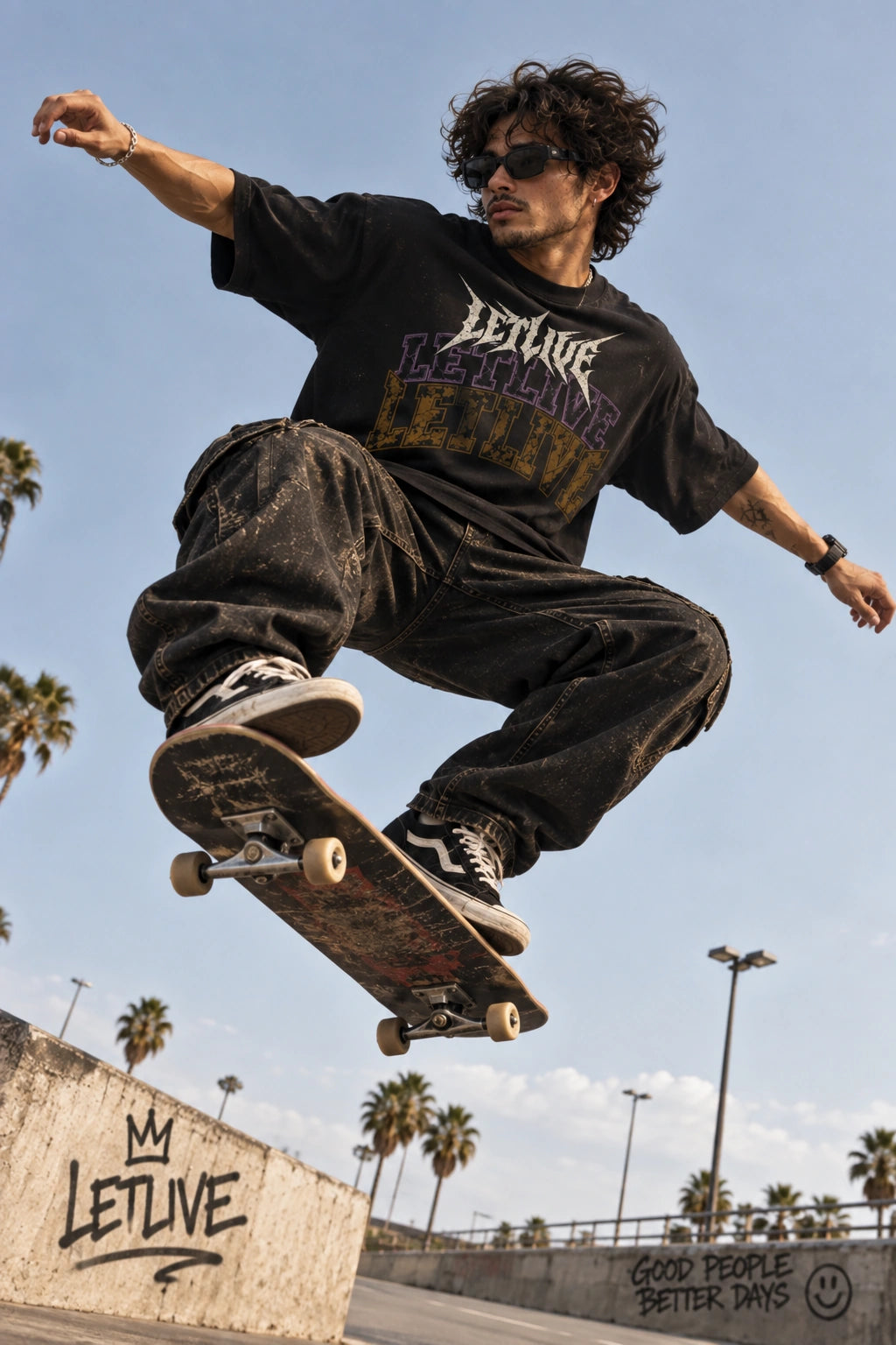 ETERNAL LETLIVE  OVERSIZED T-SHIRT