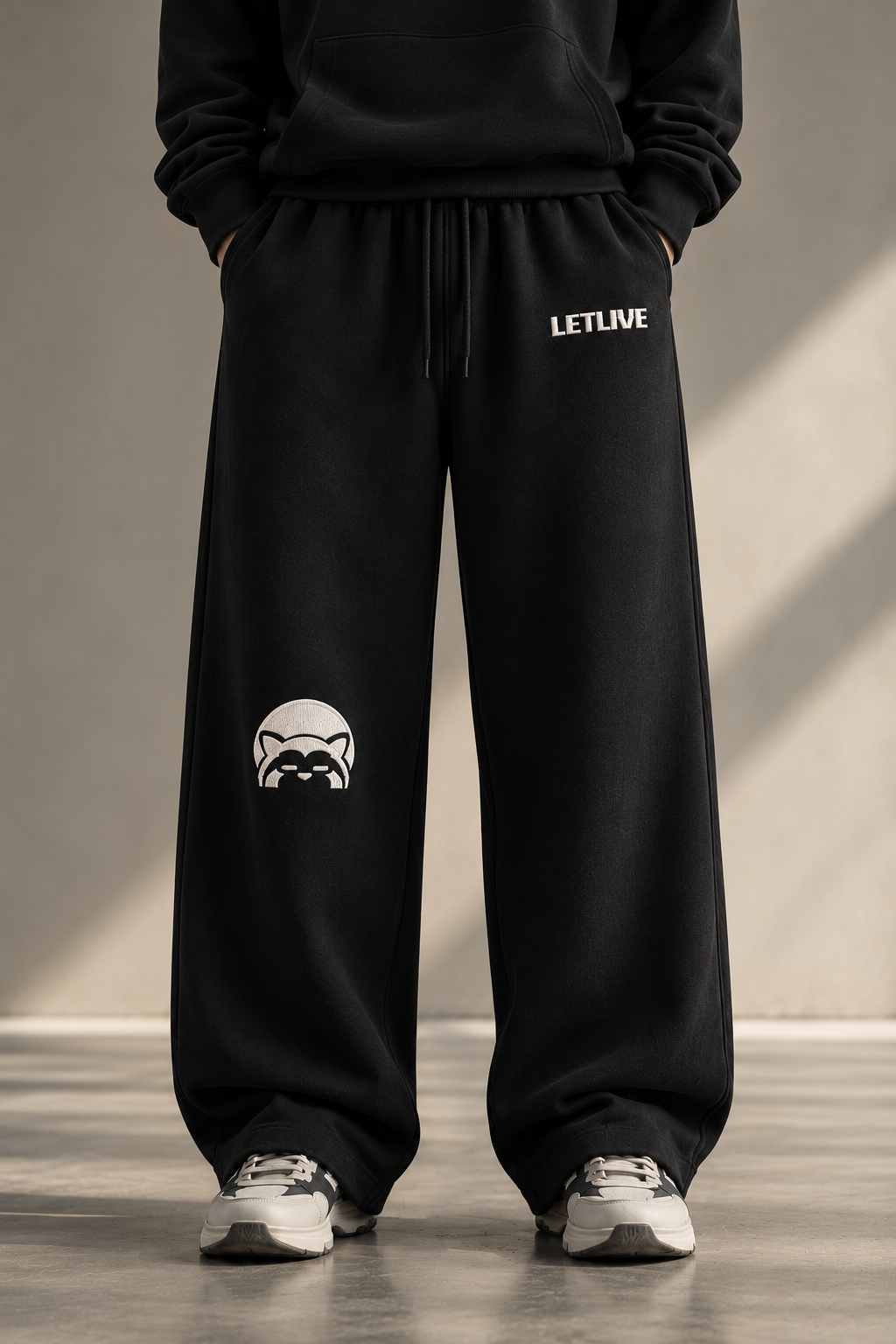 LETLIVE SIGNATURE — Black Sweatpants