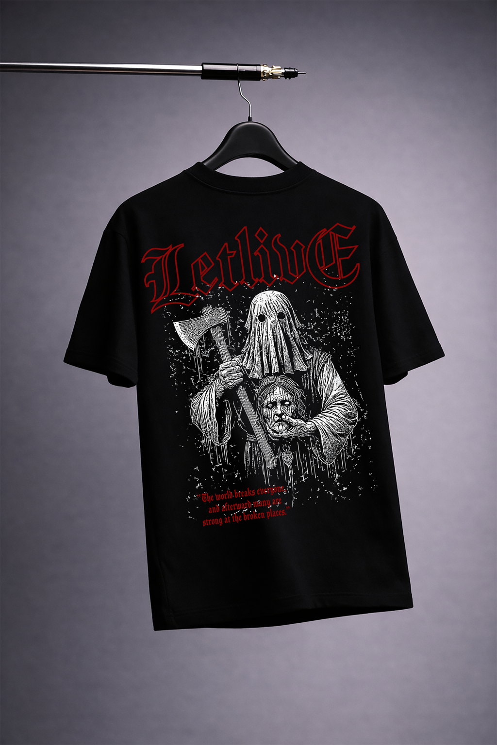 WARRIORS IN BROKEN PLACES UNISEX OVERSIZED T-SHIRT