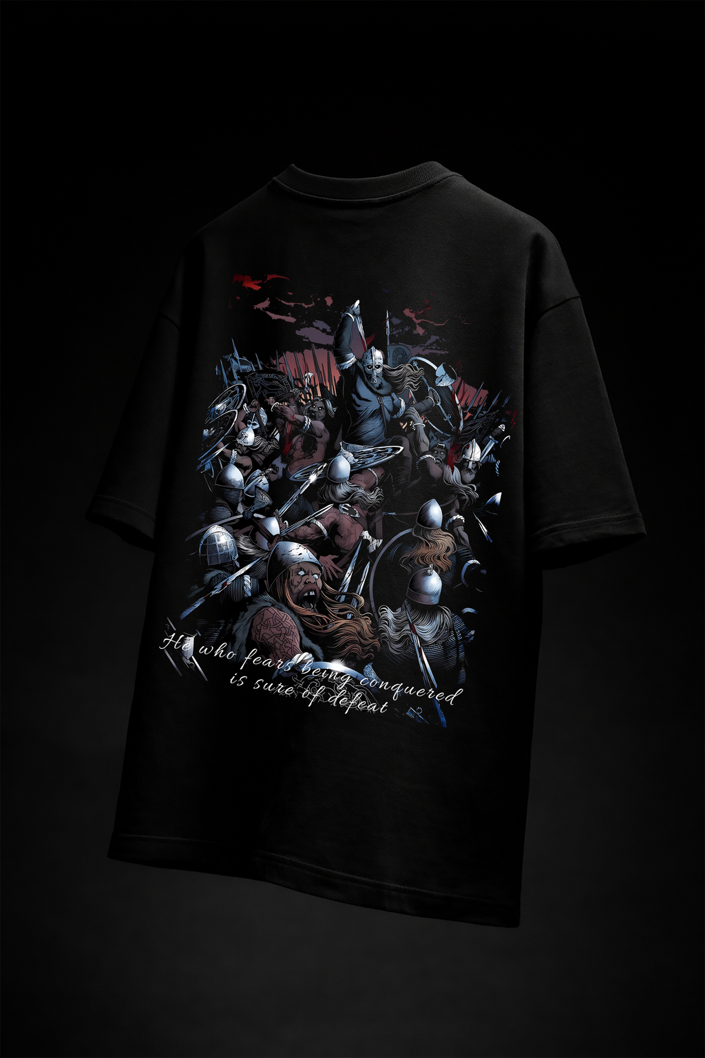 VIKINGS WAR UNISEX OVERSIZED T-SHIRT
