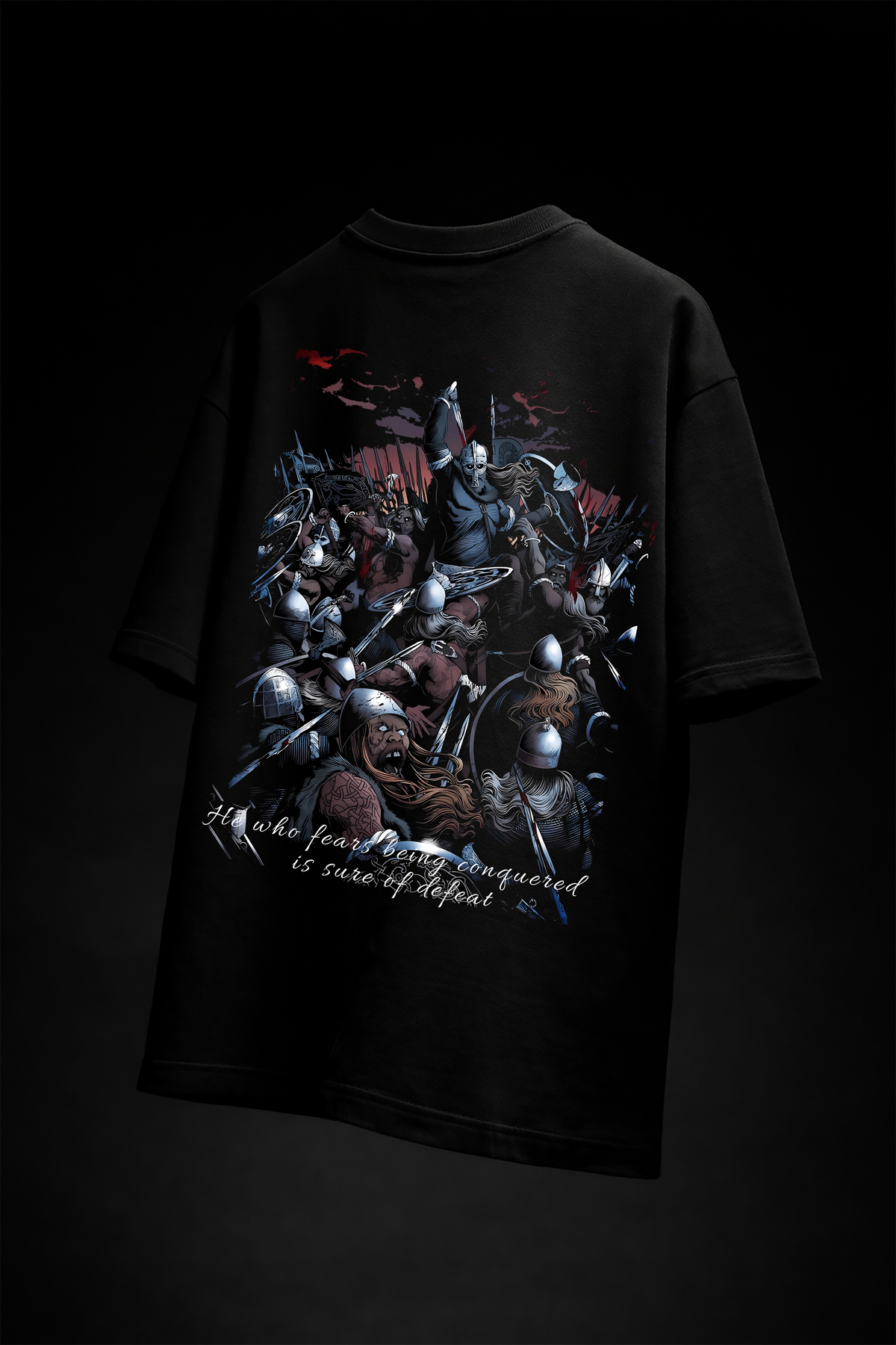 VIKINGS WAR UNISEX OVERSIZED T-SHIRT