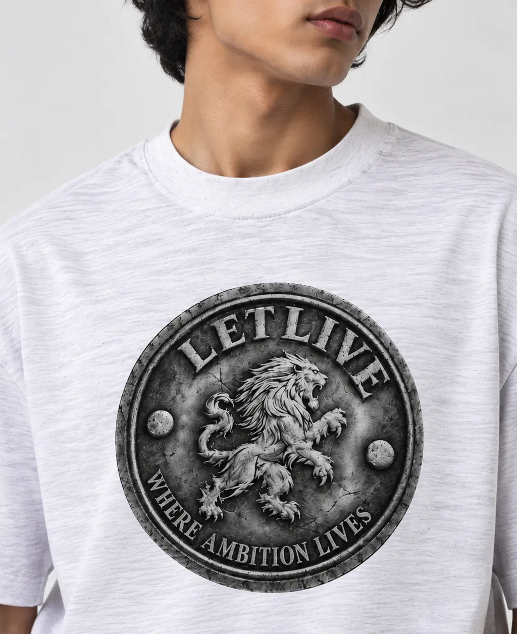 AMBITION SEAL BOXY SLUB T-SHIRT