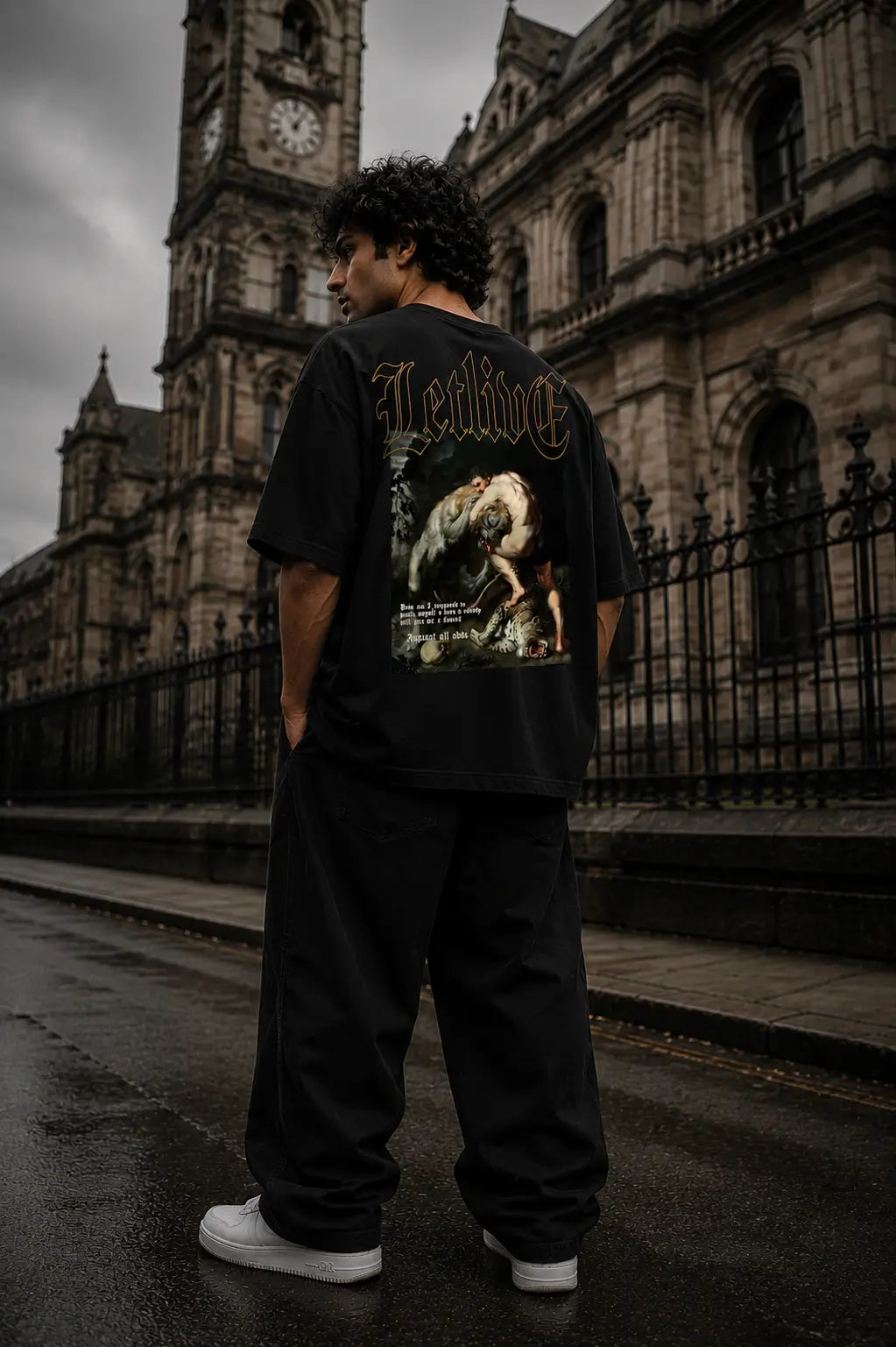 HERCULES NEMEAN LION UNISEX OVERSIZED T-SHIRT
