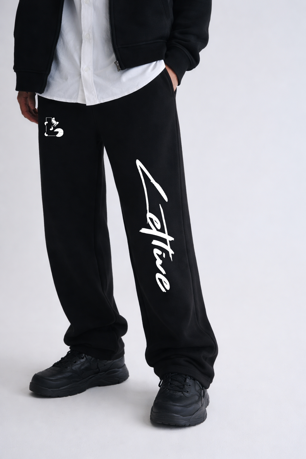 ICON LETLIVE SWEATPANTS - BLACK