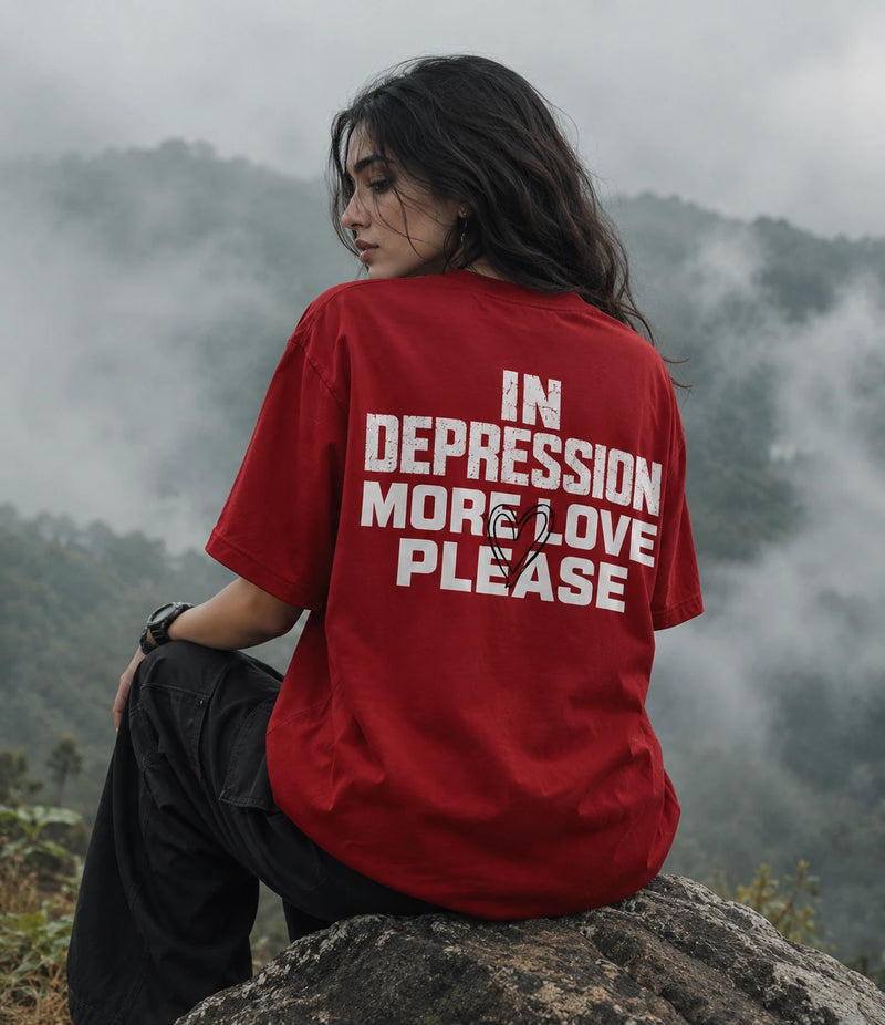 LOVE IN THE DARK OVERSIZED T-SHIRT